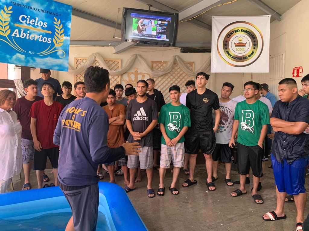 young people who took part in baptism