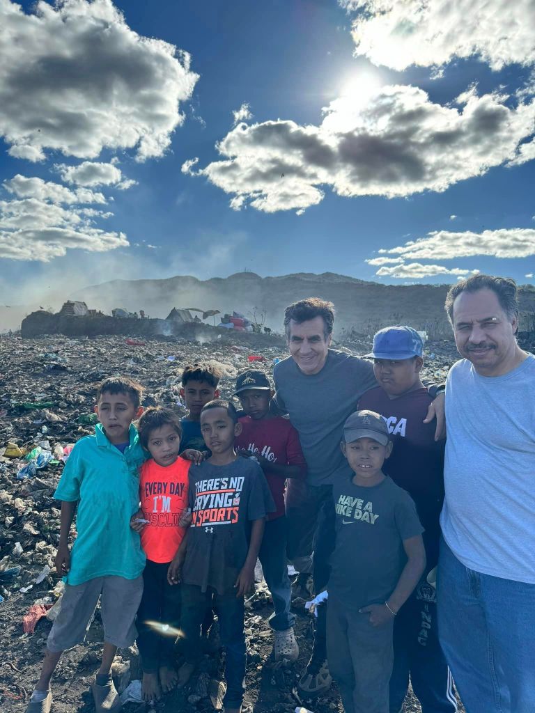 wop team with the kids