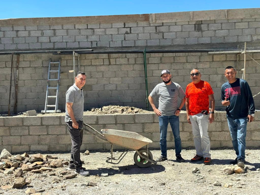 working on construction