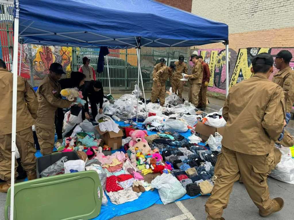 different items setup for distribution